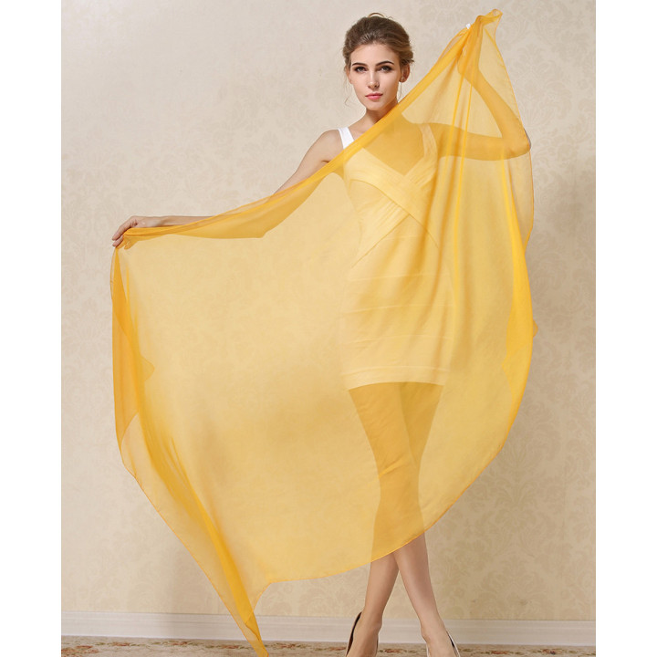 Mangová Hodvábna Šatka 200x140cm Mango