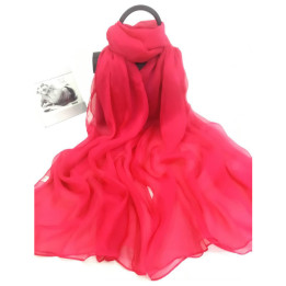 Cyclamen Silk Scarf 200x140cm