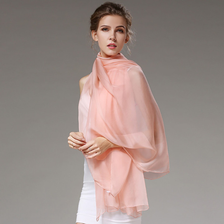 PINKBEIGE Silk Scarf 200x140cm