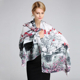 Silk Scarf 175x52cm SI181101