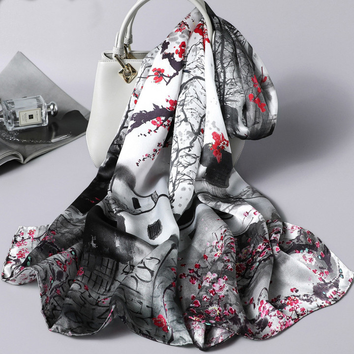 Silk Scarf 175x52cm SI181101