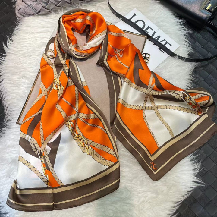 Silk Scarf 175x52cm SIZBH17552-2202