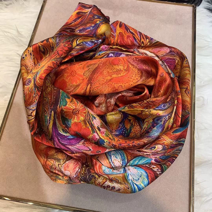 Silk Scarf 175x52cm SI201002