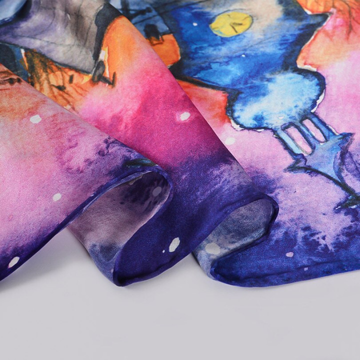 Silk Scarf 175x52cm SIZBH67