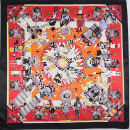 Šatka Saténová 90x90cm SA138